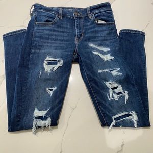 Covered Ripped Jeans